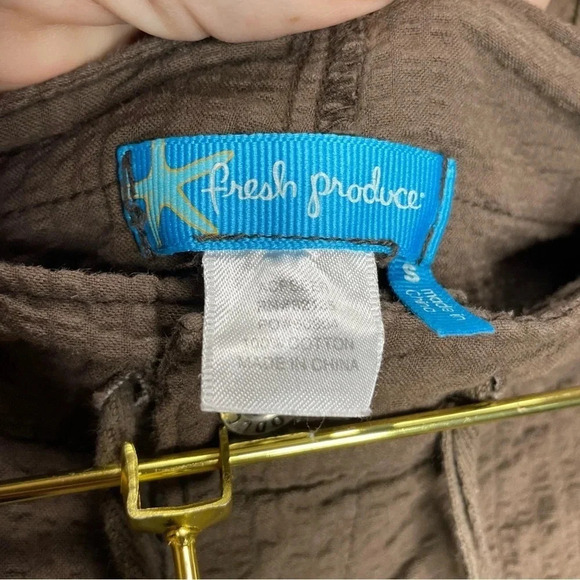 Fresh Produce Lagenlook Y2K Brown Gauzy Cotton Lounge Set - Picture 7 of 8